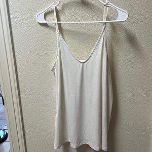 White satan spaghetti strap